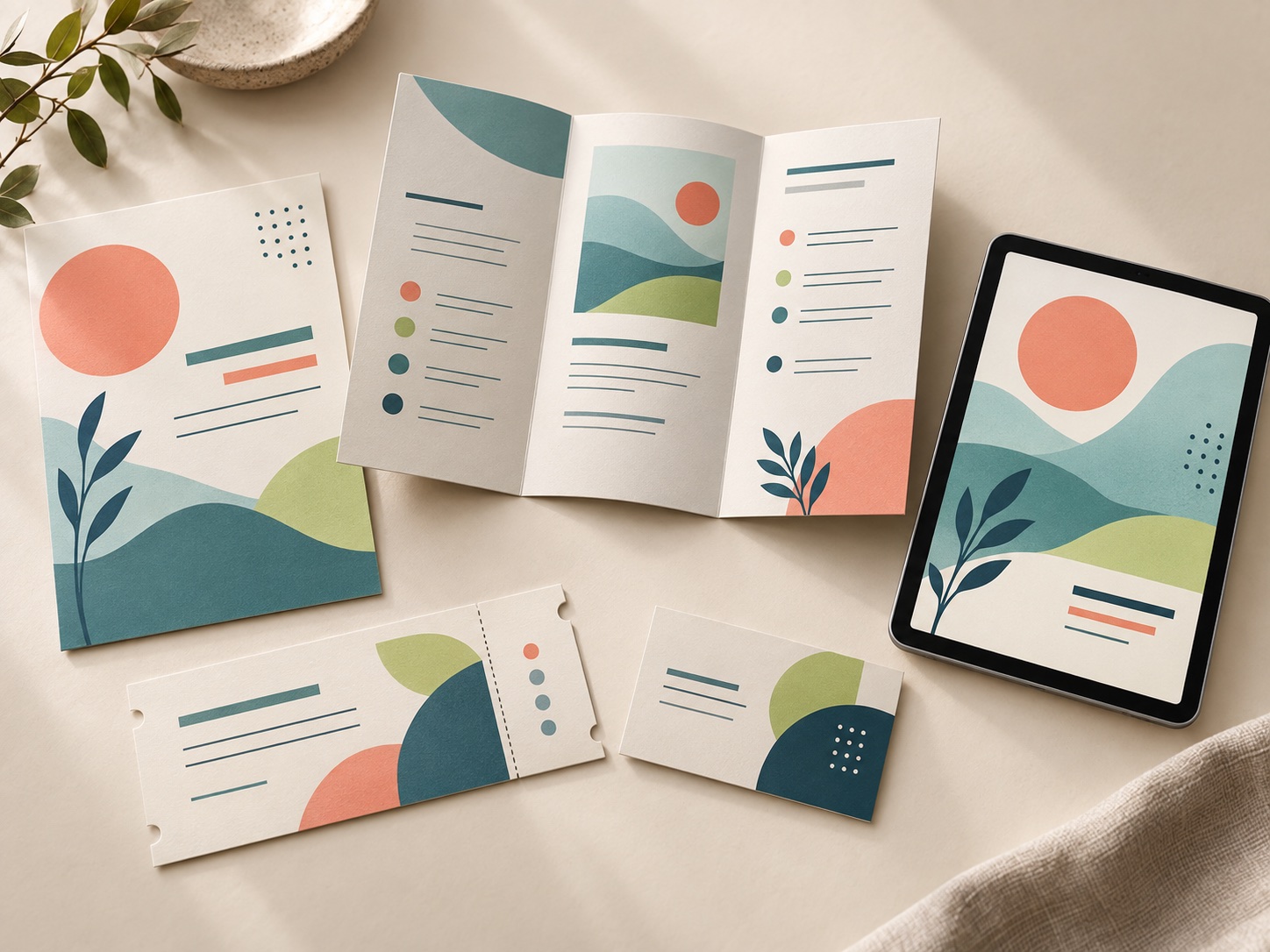 Samenhangende evenementcommunicatie op papier en digitaal